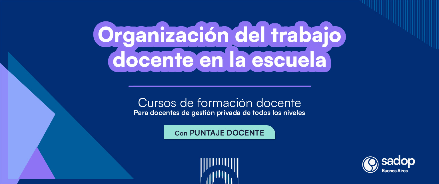 Organización del trabajo docente en la escuela 